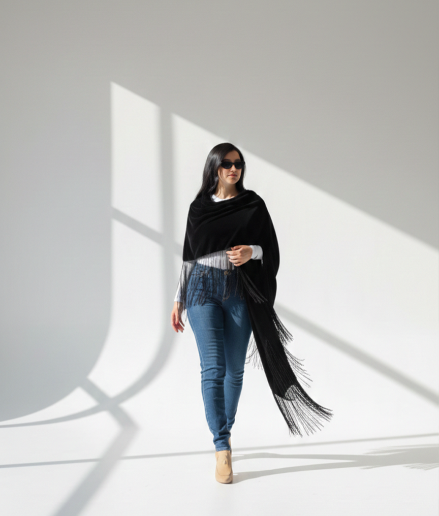 وشاح حرير السُلطان - قصير